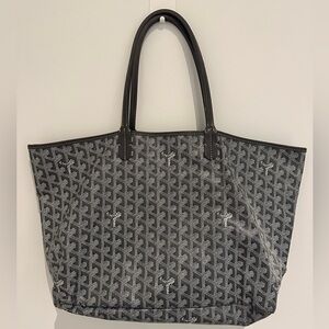 Goyard Saint Louis Tote Bag PVC Leather Gray